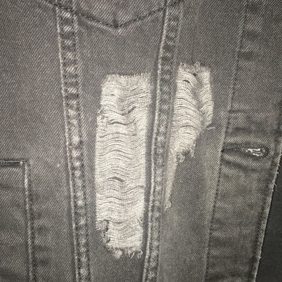 Black Jean Jacket - Picture 6 of 6